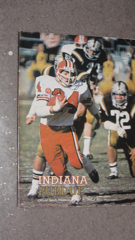 1977 INDIANA UNIVERSITY VS PURDUE FOOTBALL PROGRAM