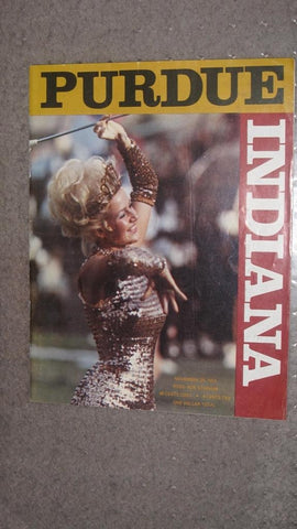 1974 PURDUE VS INDIANA UNIVERSITY FOOTBALL PROGRAM