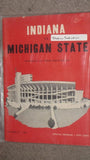 1960 INDIANA VS MICHIGAN STATE FOOTBALL PROGRAM, STADIUM DEDICATION - Vintage Indy Sports
