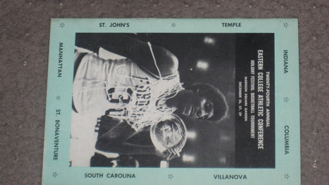 1975 ECAC TOURNAMENT PROGRAM INDIANA CHAMPS