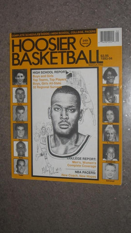 1993-94 HOOSIER BASKETBALL MAGAZINE, GLEN ROBINSON COVER