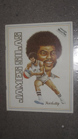 1976 ABA INDIANA PACERS VS SAN ANTONIO SPURS PROGRAM