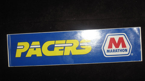 VINTAGE 1988 INDIANA PACERS MARATHON BUMPER STICKER