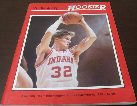 1986 Indiana University vs Kentucky Basketball Program