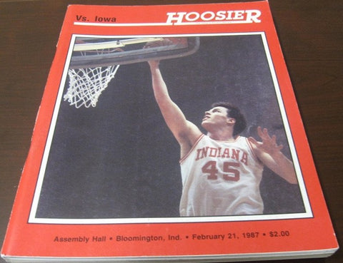 1987 Indiana University vs Iowa Basketball Program