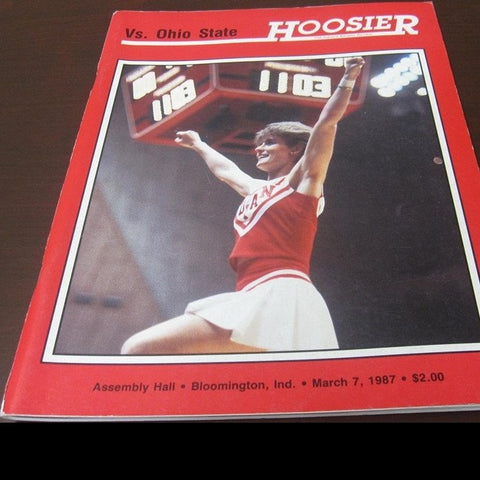 1987 Indiana University vs Ohio State Basketball Program