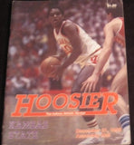1983 Indiana vs Kansas State Basketball Program - Vintage Indy Sports