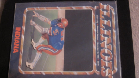 1983 Indiana vs Illinois Football Progam