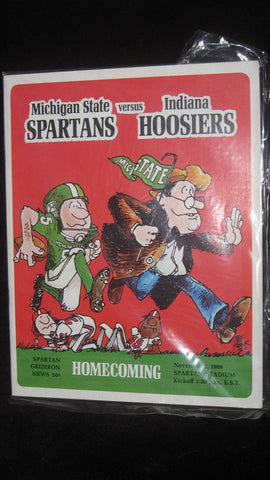 1969 Michigan State vs Indiana Football Program