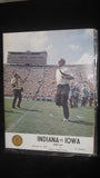 1969 Indiana vs Iowa Football Program - Vintage Indy Sports