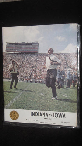 1969 Indiana vs Iowa Football Program