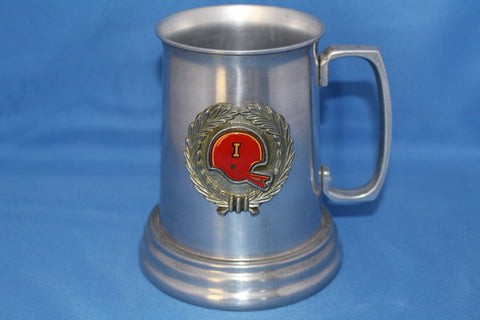 Vintage 1970's Indiana University Football Metal Stein