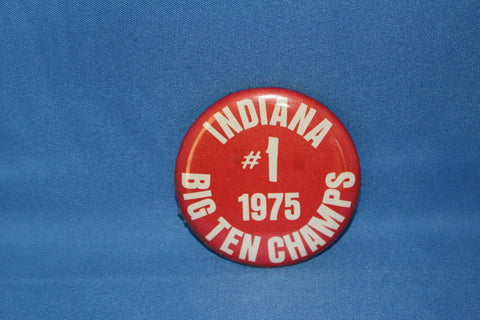 1975 Indiana University Basketball Pinback Button
