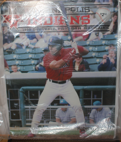 1998 Durham Bulls vs Indianapolis Indians Baseball Program