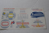 1974-75 Indiana Pacers / Indianapolis Racers Pocket Schedule - Vintage Indy Sports