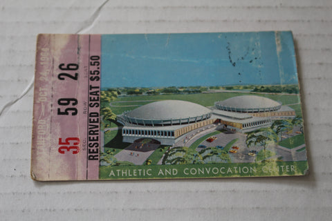 1964 Stanford vs Notre Dame Football Ticket Stub