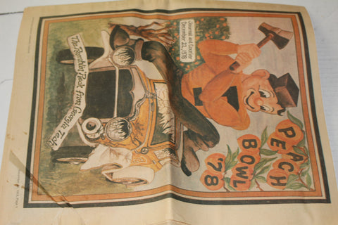 1978 Lafayette Journal and Courier Pudue Peach Bowl Special