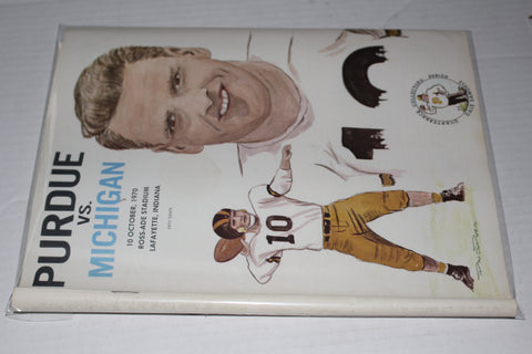 1970 Purdue vs Michigan Football Program