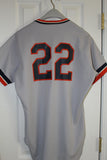1979 Taylor Duncan Evansville Triplets Game Used Baseball Jersey