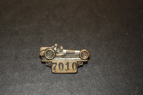 1959 Indianapolis 500 Bronze Pit Badge #7010