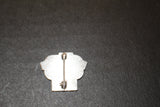 1961 Indy 500 Silver Pit Badge  #53, 50th Anniversary - Vintage Indy Sports