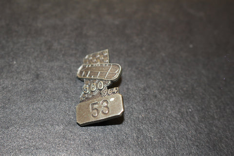 1964 Indy 500 Silver Pit Badge #53