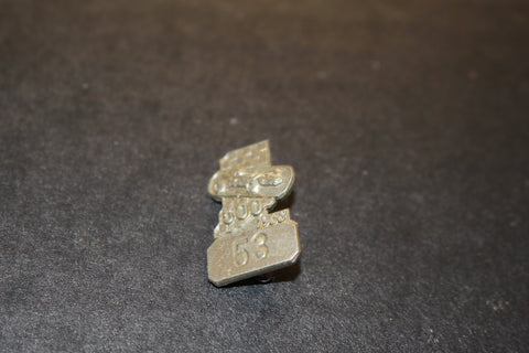 1968 Indy 500 Silver Pit Badge #53
