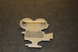 1969 Indy 500 Silver Pit Badge #53 - Vintage Indy Sports