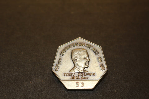 1970 Indy 500 Silver Pit Badge #53