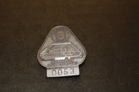 1974 Indy 500 Silver Pit Badge #53