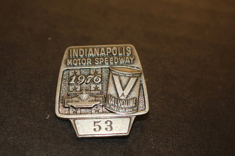 1976 Indy 500 Silver Pit Badge #53