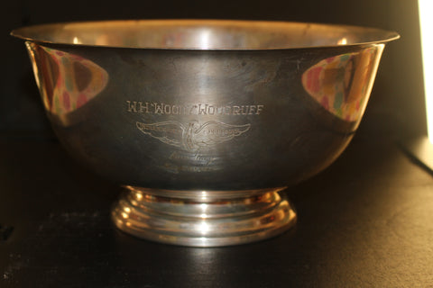 1960 Indianapolis Motor Speedway Gorham Sterling Silver Revere Reproduction Presentation Bowl