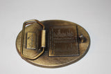 1987 Indianapois Pan Am Games Brass Belt Buckle