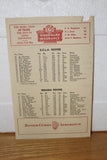 1956 Indiana University vs UCLA Basketball Program - Vintage Indy Sports