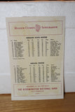 1957 Indiana University vs Oregon State Basketball Program - Vintage Indy Sports