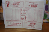 1954 Indiana University vs Minnesota Basketball Program - Vintage Indy Sports