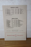 1954 Indiana University vs Minnesota Basketball Program - Vintage Indy Sports