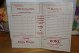 1955 Indiana University vs Kansas State Basketball Program - Vintage Indy Sports