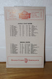 1955 Indiana University vs Kansas State Basketball Program - Vintage Indy Sports