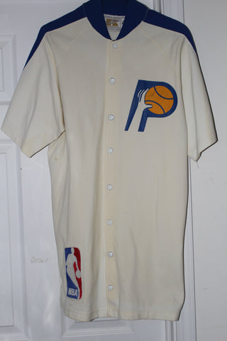 1980's Indiana Pacers Game Used Warm Up Jacket