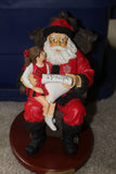 Indiana University Wishlist Santa w/wooden base