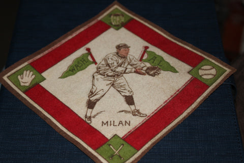 1914 Clyde Milan Washington Senators B-18 Tobacco Felt