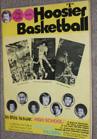 1975-76 Hoosier Basketball Magazine