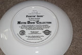 Notre Dame "Fightin Irish" Bradford Exchange Plate