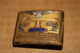 1953 Indianapolis Bowling Association Team Championship Belt Buckle - Vintage Indy Sports