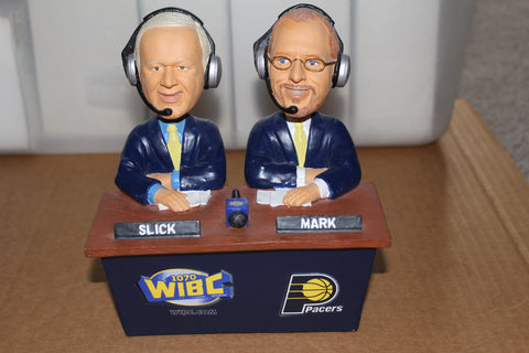 Slick Leonard & Mark Boyle Dual Indiana Pacers Bobblehead