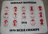 1976 Indiana University Basketball NCAA Champs Seat Cushion, Unused. - Vintage Indy Sports