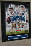 Peyton Manning Super Bowl XLI MVP Photo Plaque, Limited Edition