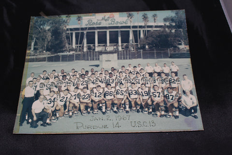 1967 Purdue University Football Rose Bowl Photo