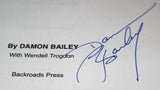 Damon Living a Dream Autographed Paperback Book, Damon Bailey with Wendall Trogdon - Vintage Indy Sports